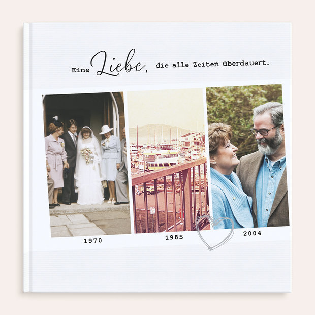 Geschenke Goldene Hochzeit - Fotobuch “Chronik unseres Lebens”