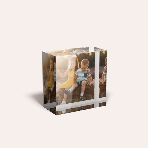 Fotoaufsteller - Acrylblock 