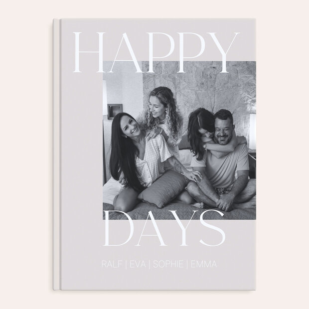 Fotobücher Jahresrückblick - Happy days Familienmomente