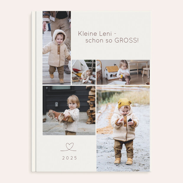 Fotobücher Jahresrückblick - Kleine Schritte, große Wunder