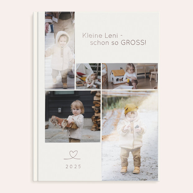 Fotobücher Jahresrückblick - Kleine Schritte, große Wunder