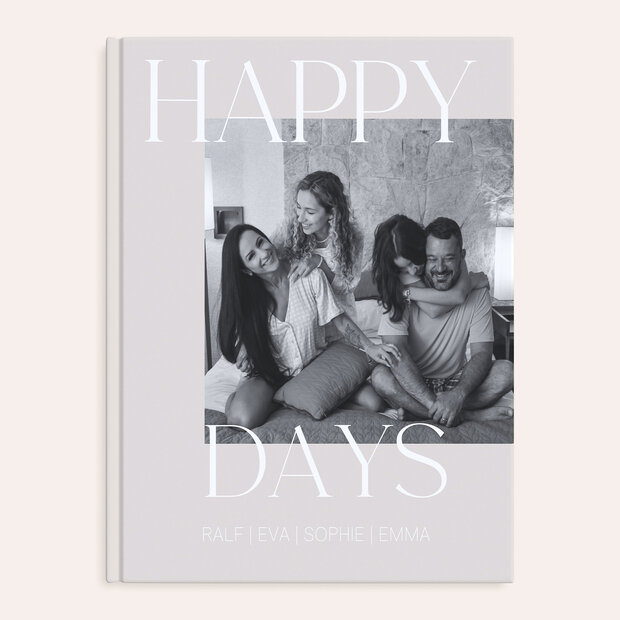 Fotobücher Jahresrückblick - Happy days Familienmomente