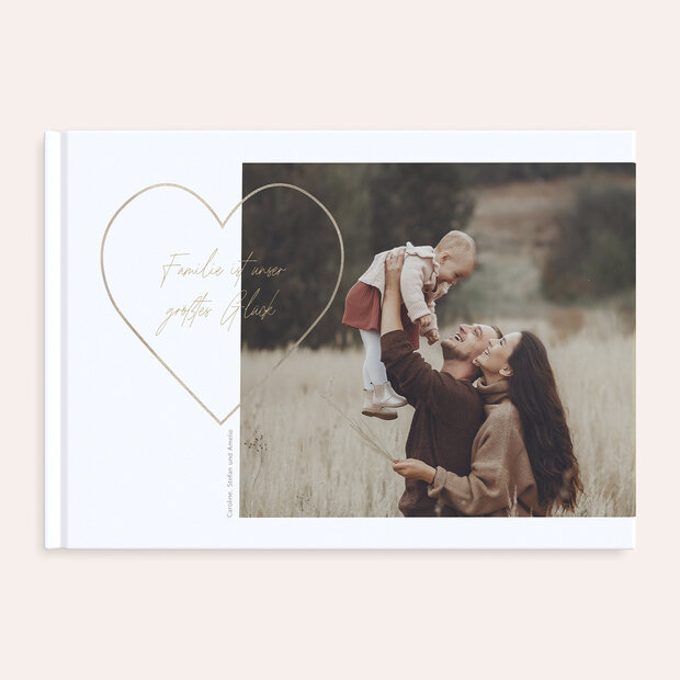 Fotobuch Familie - Zartes Herz