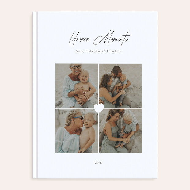 Fotobuch Familie - Jahr voller Herzensmenschen