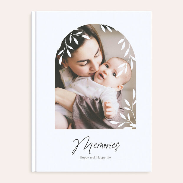 Fotobuch Familie - Edler Blätterbogen