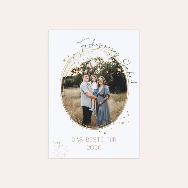 Neujahrskarten - Neue Wege gehen