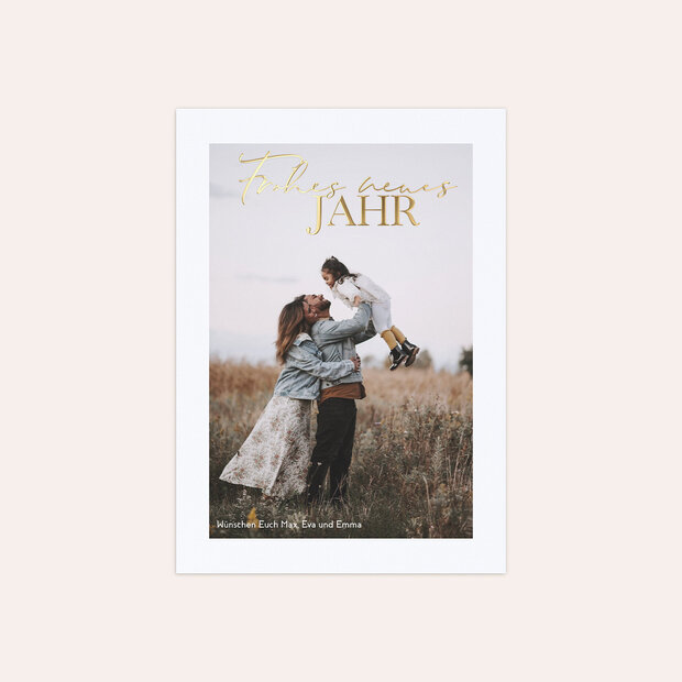 Neujahrskarten - Raketenstart ins neue Jahr