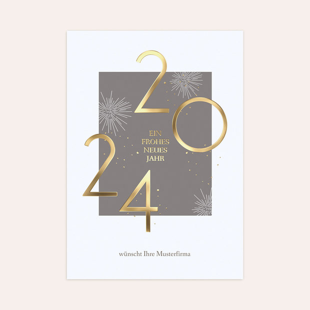 Neujahrskarten geschäftlich - Neujahrsstimmung