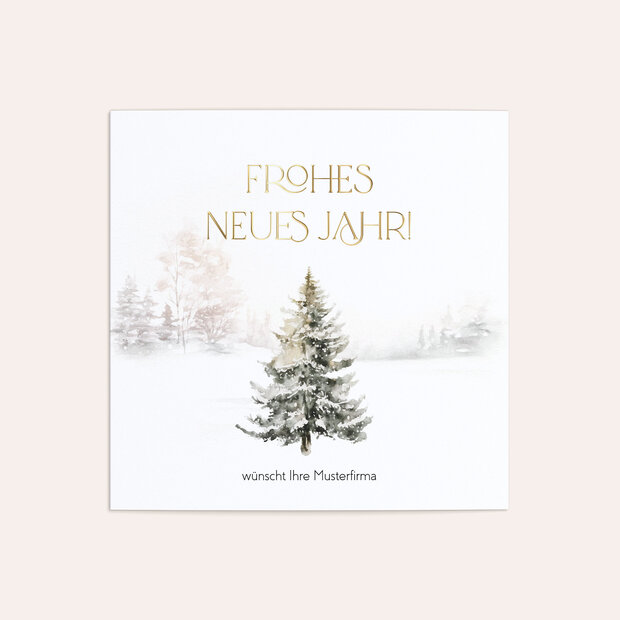 Neujahrskarten geschäftlich - Der Neujahrsmorgen