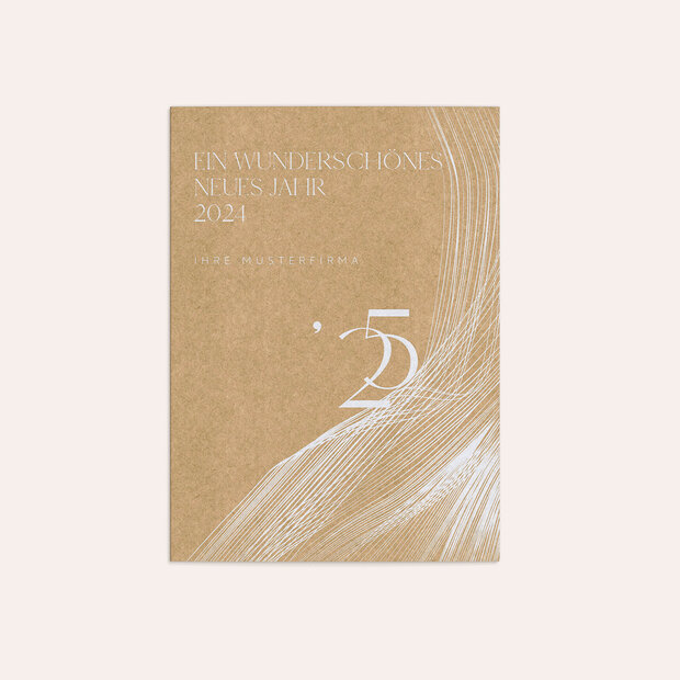 Neujahrskarten geschäftlich - Zimtsternchen