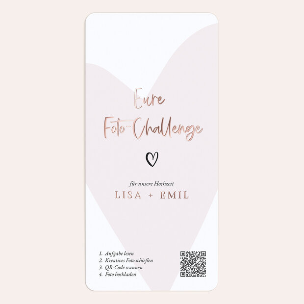 Fotospiel - Foto-Tischspiel “Mitten ins Herz”