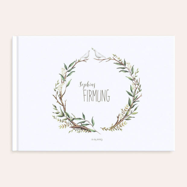 Livre photo Confirmation - Firmungskranz