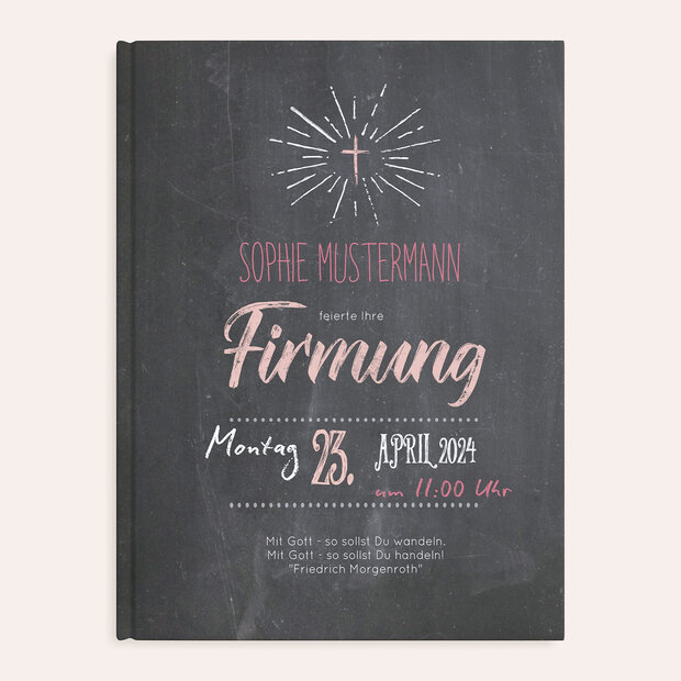 Fotobuch Firmung - Ankündigung