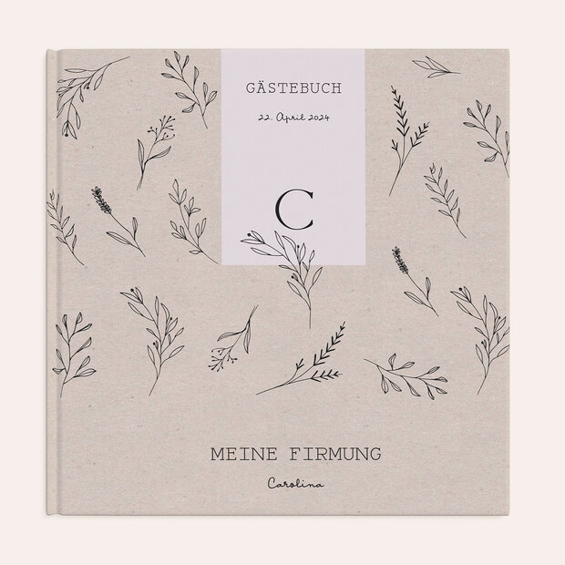 Gästebuch Firmung - Wiesenkräuter