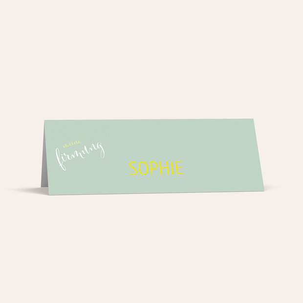 Cartes de table Confirmation - Fabelhafter Tag Firmung