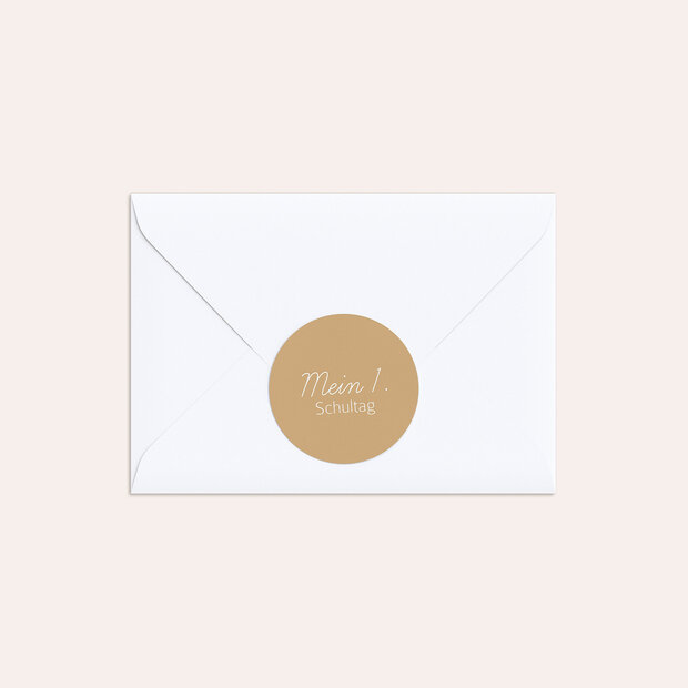 Briefsiegel Einschulung - Von klein zu groß