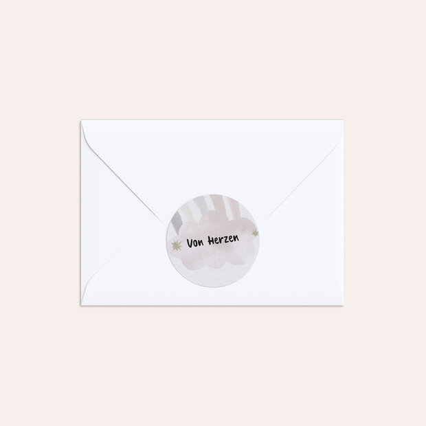 Briefsiegel Geburt - Little Rainbow