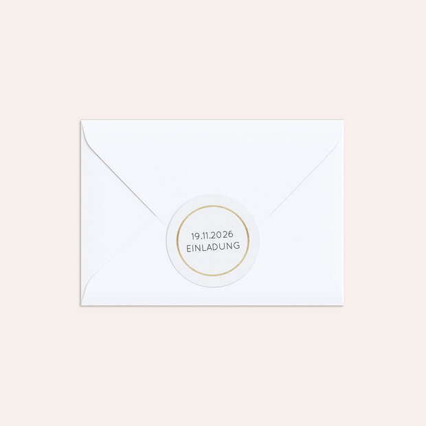 Briefsiegel Taufe - Hallo Baby