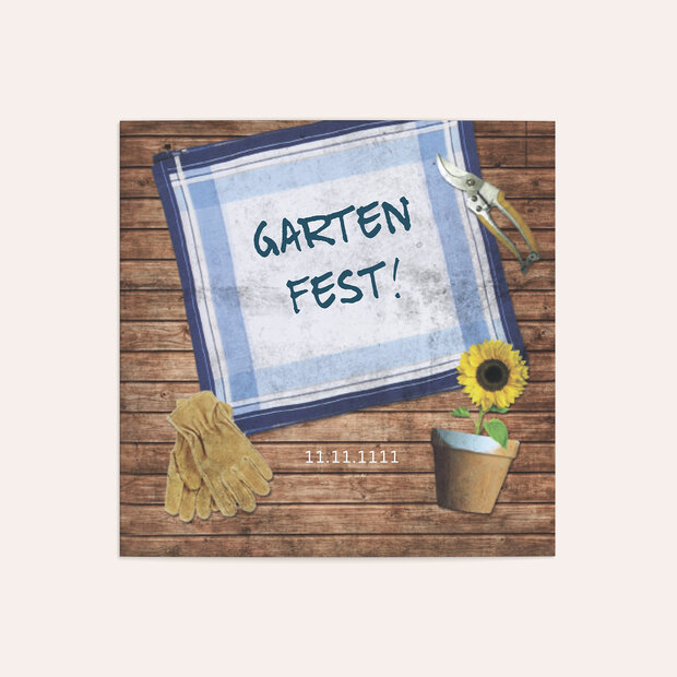 Sommerfest - Im heimischen Garten