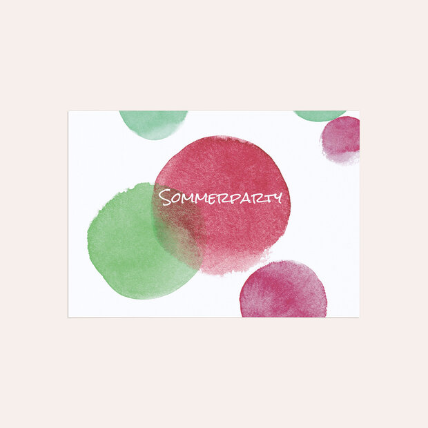 Sommerfest - Sommerfarben