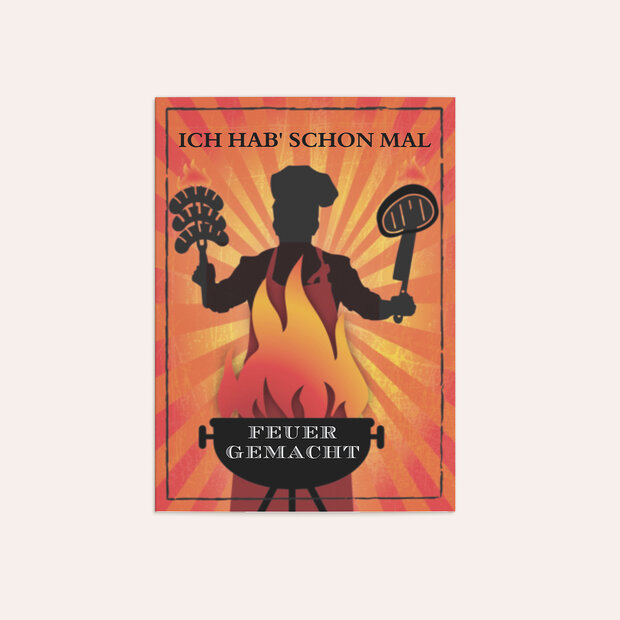 Sommerfest - Feuermachen