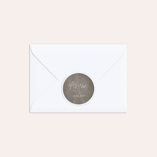 Briefsiegel Kommunion - Getäfelt jung