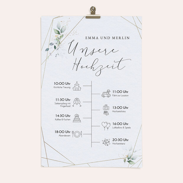 Ablaufplan Hochzeit - Traumbouquet