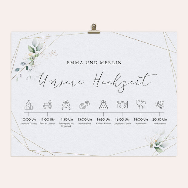 Ablaufplan Hochzeit - Traumbouquet