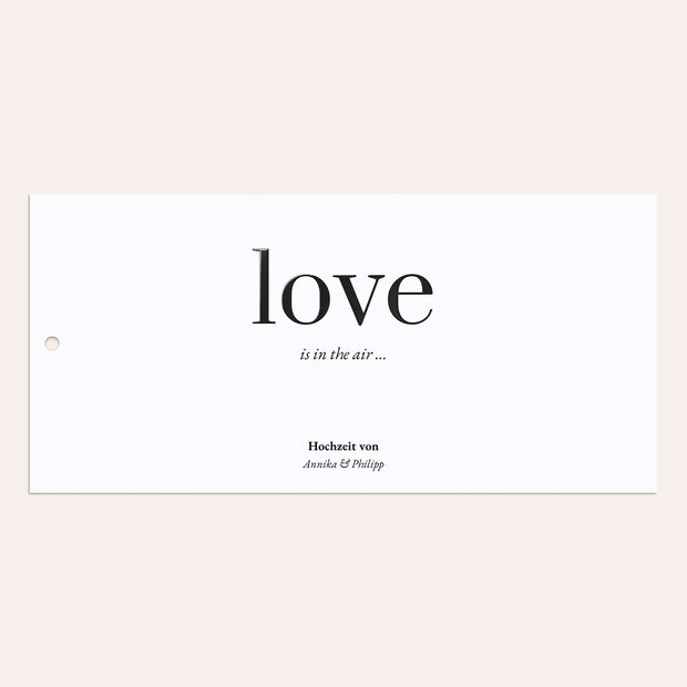 Ballonkarten Hochzeit - Yes, I will