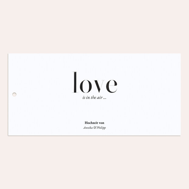 Ballonkarten Hochzeit - Yes, I will