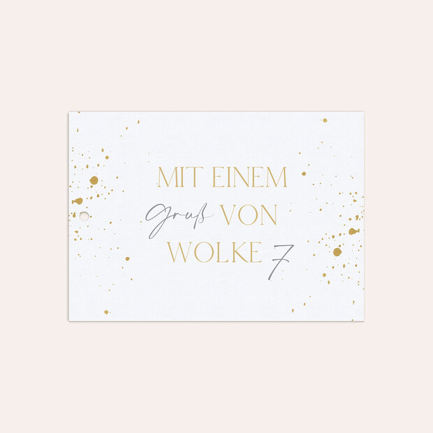 Ballonkarten Hochzeit - Flitterregen