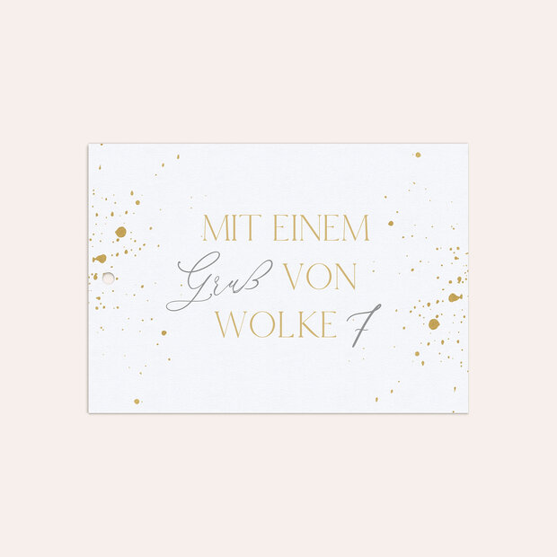 Ballonkarten Hochzeit - Flitterregen