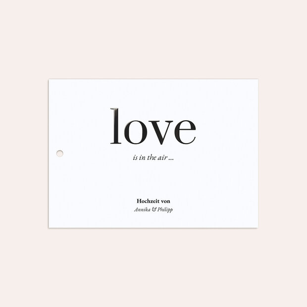 Ballonkarten Hochzeit - Yes, I will