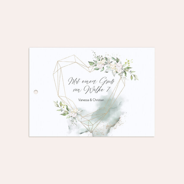 Ballonkarten Hochzeit - Herzliche Eleganz