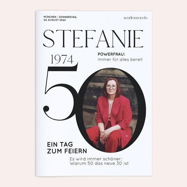 Geburtstagszeitung - Fantastische Fünfzig