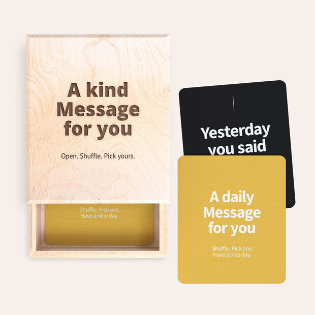 Motivationskarten - A kind Message
