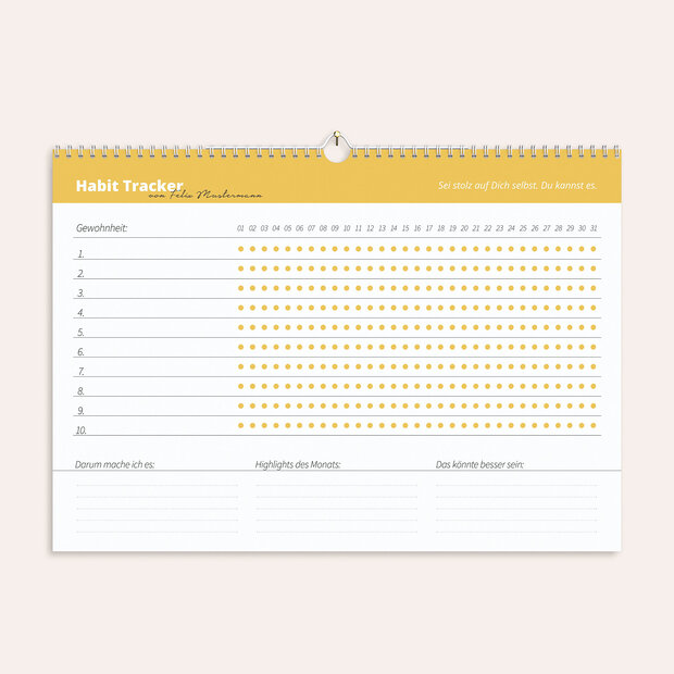 Achtsamkeitskalender - Neue Routine