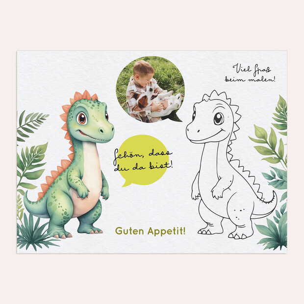 Kindergeburtstag Der Dino ist los - Tisch-Set “Der Dino ist los”
