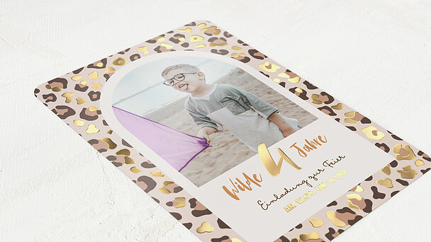 Safari-Tier Einladungskarten Für Kindergeburtstag - 20 Stück Mit Umschlägen, 10,2x15,2 Cm, Aus Festem Karton