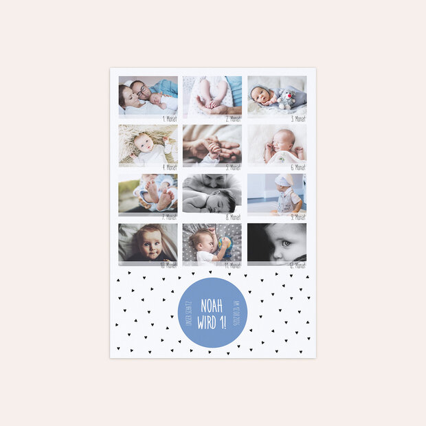 Kindergeburtstag Einladungskarten - My first year