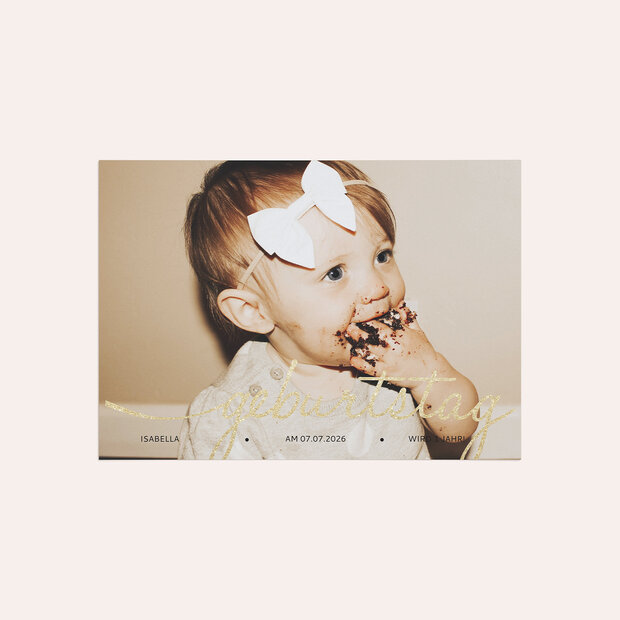 Kindergeburtstag Einladungskarten - Little One