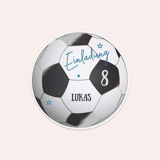 Kindergeburtstag Einladungskarten - Superkicker