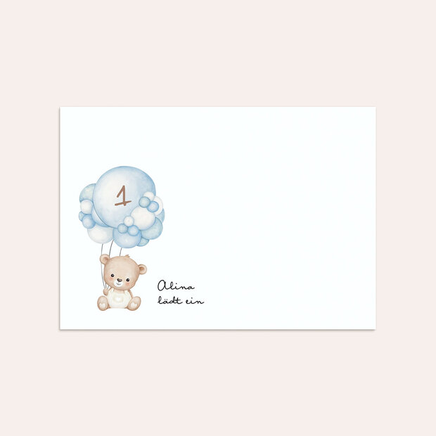 Kindergeburtstag Briefumschläge - Magischer Teddybär