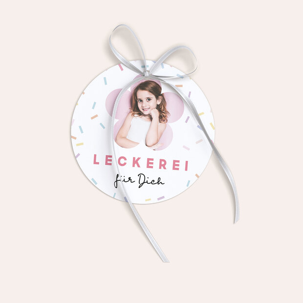 Kindergeburtstag Geschenkanhänger - So alt bin ich