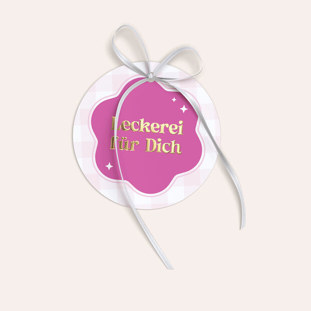 Kindergeburtstag Geschenkanhänger - Glitzerträume