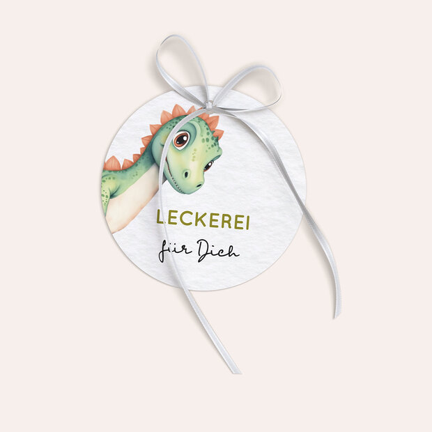 Kindergeburtstag Geschenkanhänger - Der Dino ist los