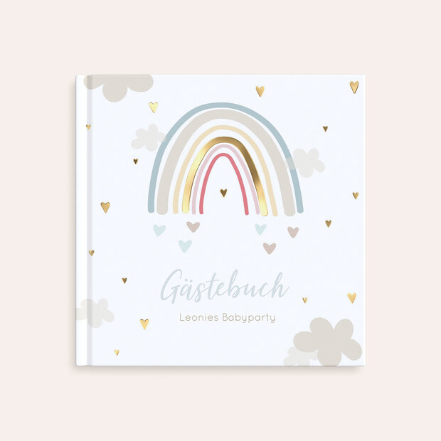 Babyparty Regenbogen-Zauber - Gästebuch „Regenbogen-Zauber“