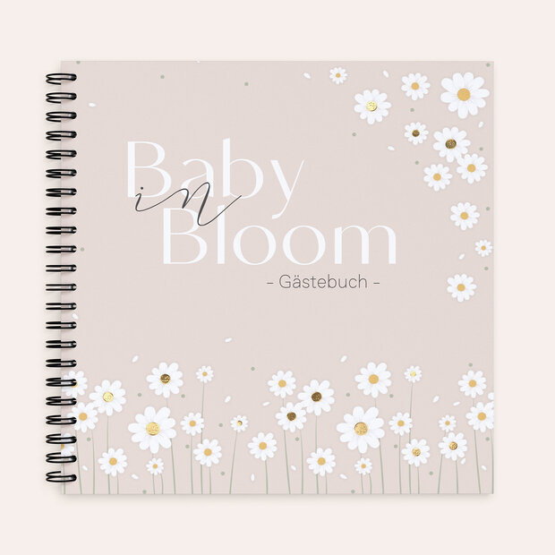 Babyparty Gänseblümchen-Tanz - Gästebuch „Gänseblümchen-Tanz“