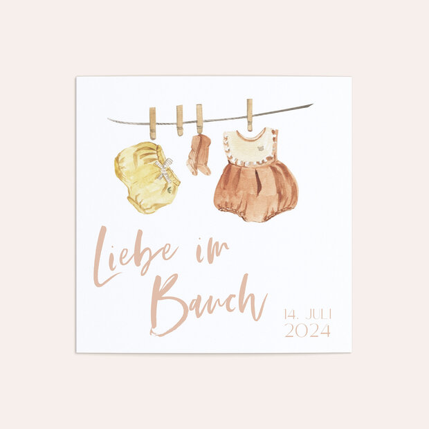 Babyparty Einladungskarten - Babyträume