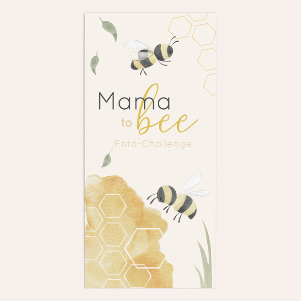 Babyparty Spiele - Foto-Tischspiel „BeeBee”